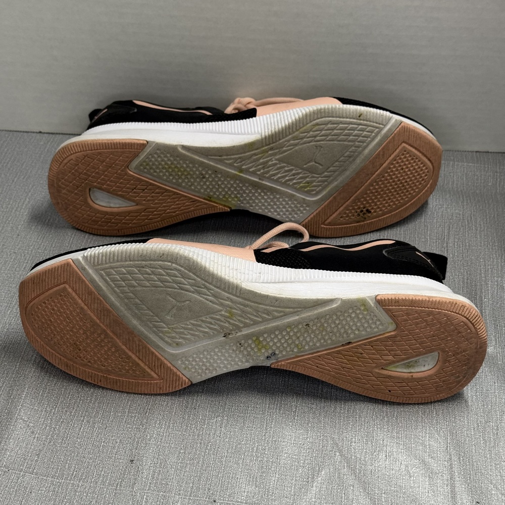 Puma Flyer Womens Sneakers Size 10 Black Peach Running Shoes - Picture 9 of 9